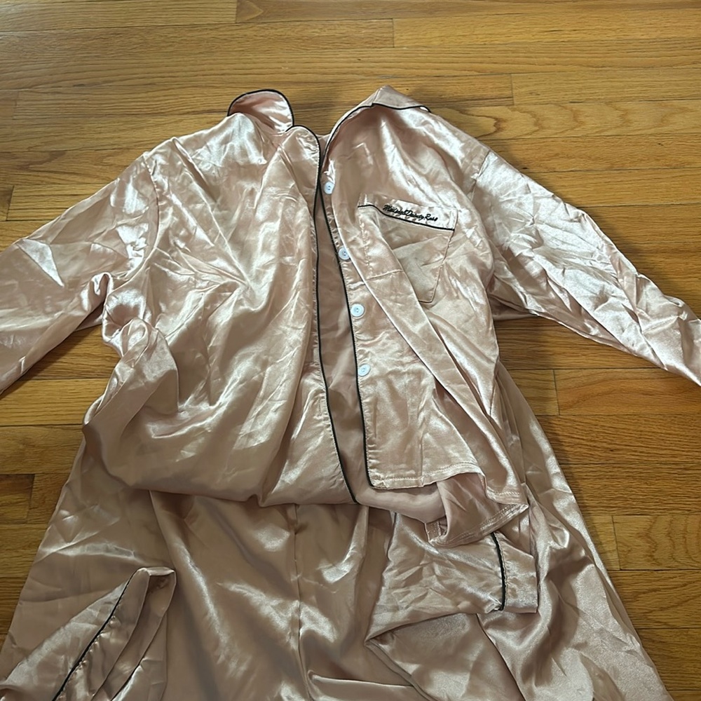 super comfy satin pj set